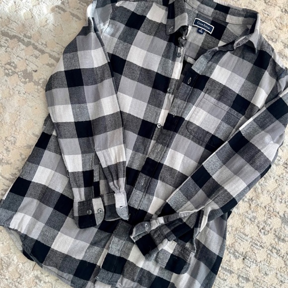 Men's  Flannel Shirt from Club Room  ~ MEDIUM ~ 100% Cotton - Picture 3 of 4